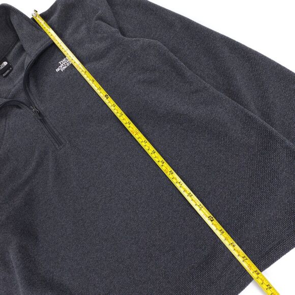NEW North Face Textured Cap Rock 1/4 Zip‎ Fleece Jacket Gorpcore XL ASPHALT GREY - Picture 4 of 10
